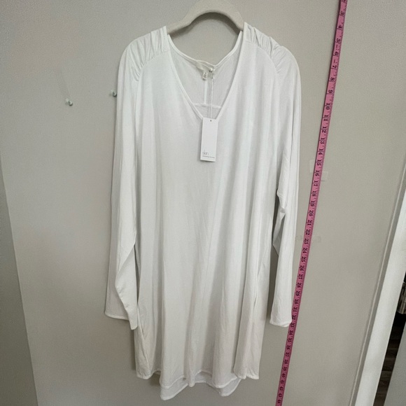 Skin White V-Neck Tunic - Picture 1 of 6